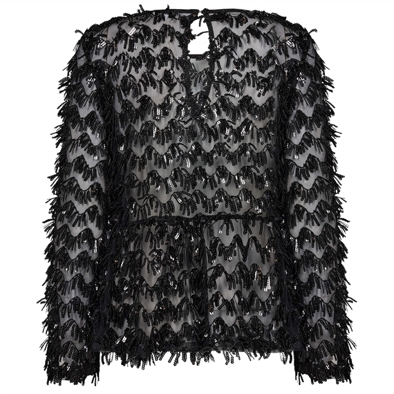 Levete Room LR-UNION 2 Bluse, Sort